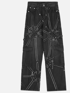 Spider Denim Pants